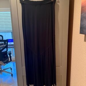 LNA Long Black Skirt Size S
